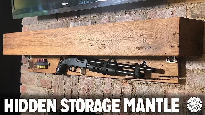 Hidden Storage Mantle Build | Hidden in Plain Sight