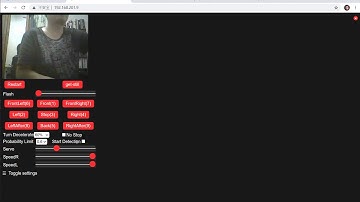 ESP32-CAM Machine Learning Car (Google TeachableMachine)