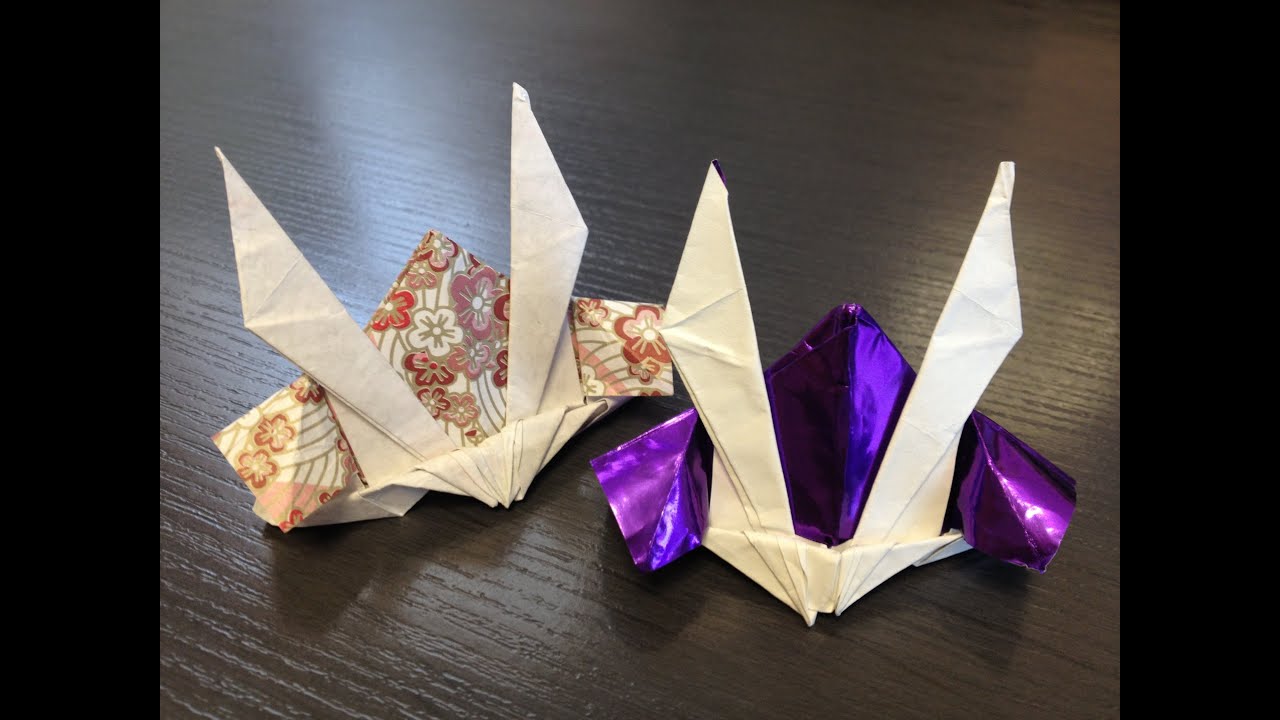 折り紙 カブトの作り方 How To Make Gundam Hat Origami Youtube