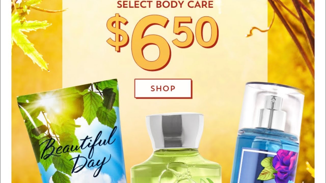 BATH & BODY WORKS DAILY DEALS NEW MENS COLLECTIONS + YOU WILL NOT