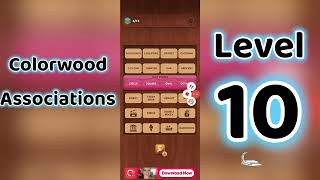Colorwood Associations Level 10 Answers 🧩✨ | Go Answer