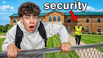 SNEAKING OUT of Summer School *Caught*