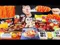 ASMR MUKBANG convenience store store, FIRE Noodle, HOT DOG, GIMBAP, Tteokbokki EATING SOUND !