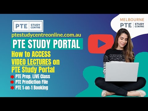 How to access Video Lectures on PTE Study Portal
