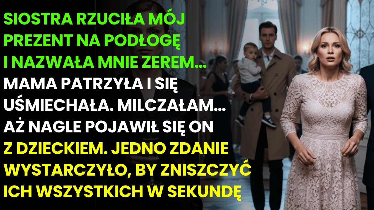 Na baby shower mojej siostry rzuciła mój ręcznie robiony kocyk na ziemię i zaśmiała się: „Nadal jesteś taka skąpa?” Moja matka dodała tylko, że przynajmniej jedna córka nie jest porażką....