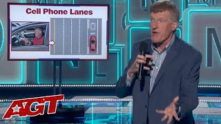 Don McMillan BRINGS THE FUNNY With His Charts & Comedy America's Got Talent