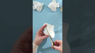 Embroidered bird ornaments - DIY by Søstrene Grene