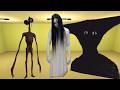 Kayako Saeki, Boisvert And Siren Head Nextbot in The Hole Nextbot Gmod