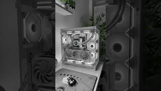 Clean White Setup 🤍 🥶🥶🥶🔥🔥🔥🔥 😎😎😎 #pcsetup #gamingsetup #pcbuild #subscribemychannel #subscribe #fypシ