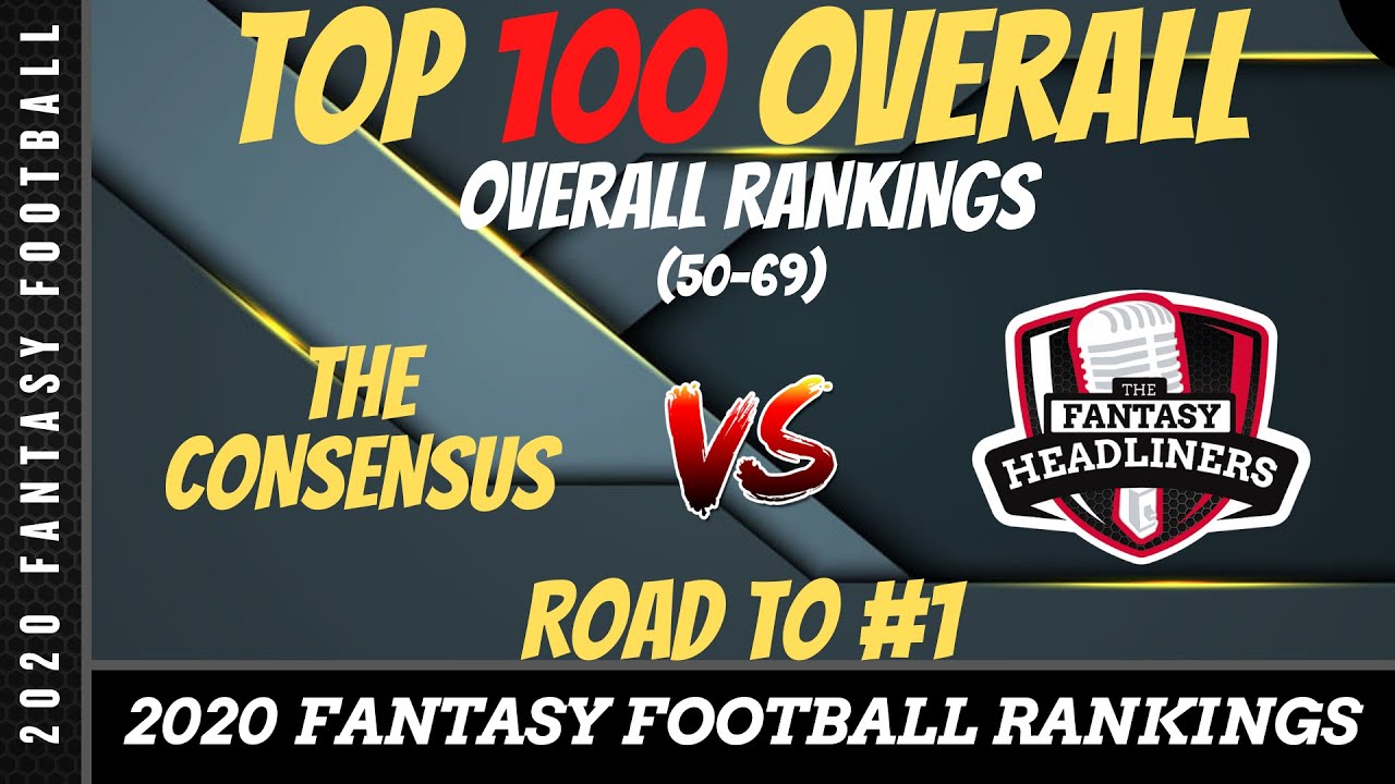 Fantasy Football Rankings 2020 Top 100 Overall Fantasy Football