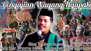 Pengajian  ngapak Lucu Pakai Wayang Kulit Bersama KH  M Jabir Huda Al Manshur Dari Kebumen