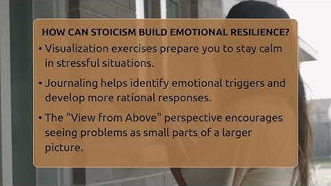 How Can Stoicism Build Emotional Resilience? - Spiritual Universe Unlocked