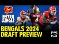 Bengals 2024 nfl draft preview top targets and pick predictions  enter the jungle