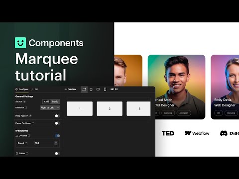 Build infinite Marquees in Webflow without code | Finsweet Components