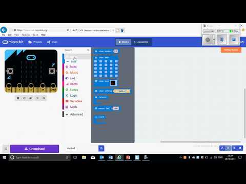 Microbit Tutorial 1   Making text appear