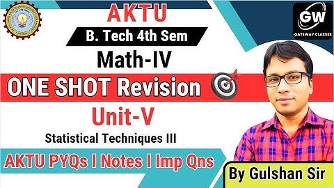 UNIT-5 I ONE Shot I Maths 4 I Numerical Techniques–III Maths-IV by Gulshan Sir Gateway Classes IAKTU