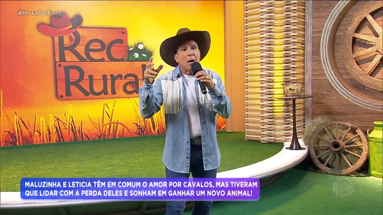 Eri Johnson apresenta programa “Rec Rural” no Hora do Faro