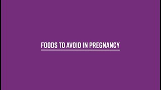 Foods to avoid during pregnancy