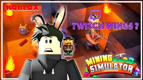 HOW TO GET TWITCH WINGS(Mining Simulator)