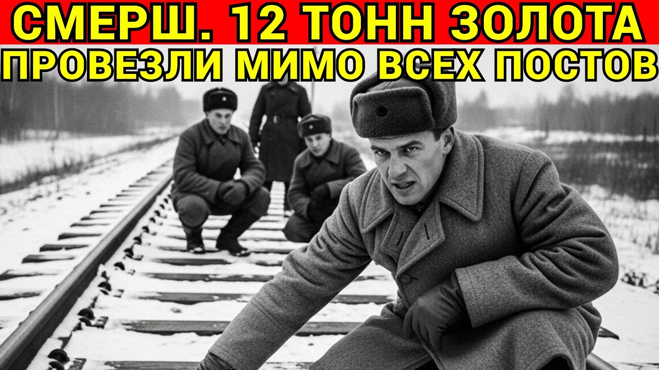 СМЕРШ: Драма Разведки. Похищено 12 ТОНН ЗОЛОТА, СМЕРШ Выходит на Сеть Предателей