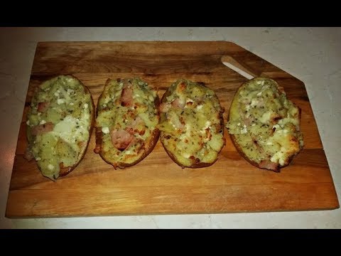 Βίντεο: Πατάτες γεμιστές με γαρίδες