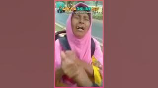 Viral video seorang ibu ibu yg diduga adalah pedagang keliling yg berjualan di dalam kawasan TMII
