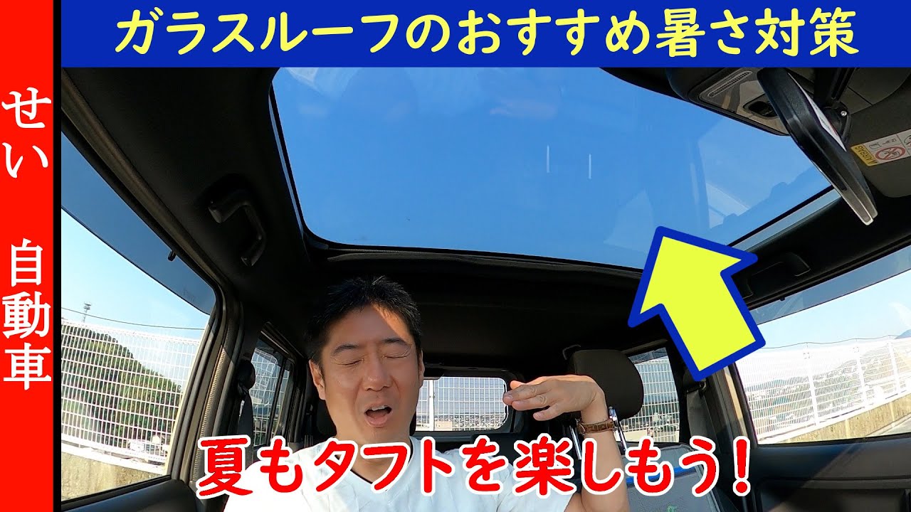 タフトのおすすめ暑さ対策を紹介するよ【サンルーフ、ガラスルーフ