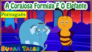 A corajosa formiga e o elefante