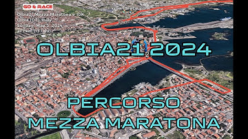 Olbia21 Mezza Maratona e 10K (2024): vola sul percorso della mezza-maratona! Video del percorso.