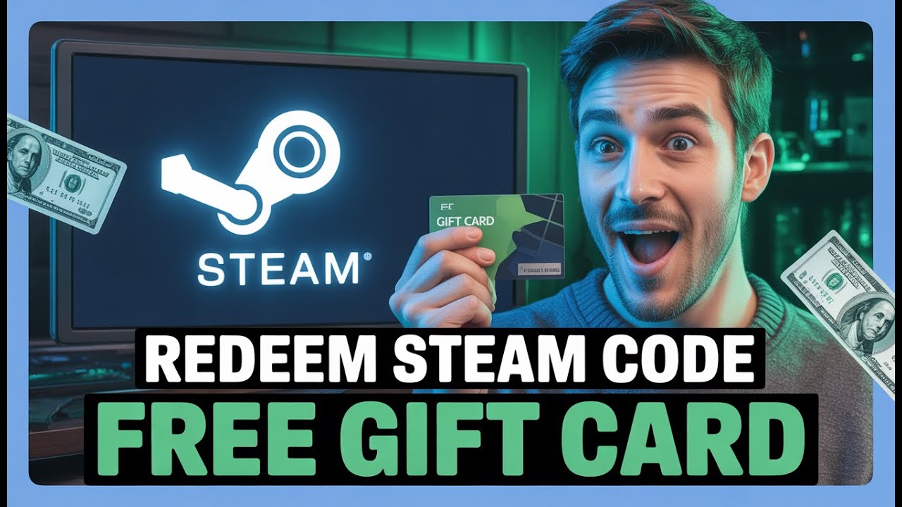How To Redeem Steam Digital Gift Cards  - Steam Gift Card Giveaway