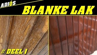 Maak een bed Kilometers langzaam BLANKE LAK HOUT HERSTELLEN ~ verf verwijderen van hout. (deel 1) - YouTube