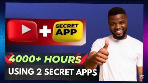 Get 4000 watch hours in 5 days using these 2 Secret Apps (YouTube Monetization Hack)