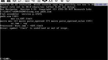 Setting up protected mode on 80286, part 3: Helpful macros (Unedited live session)