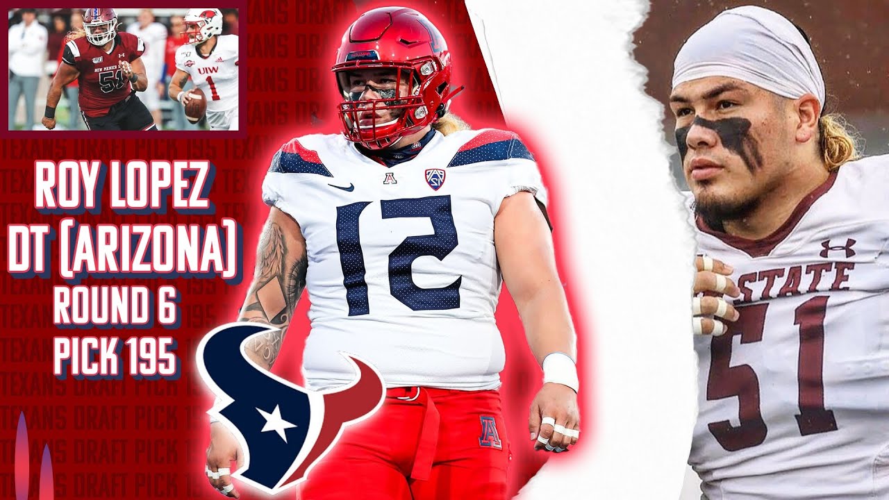 TEXANS DRAFT ROY LOPEZ (DT)‼️ Texans Draft News🚨 YouTube
