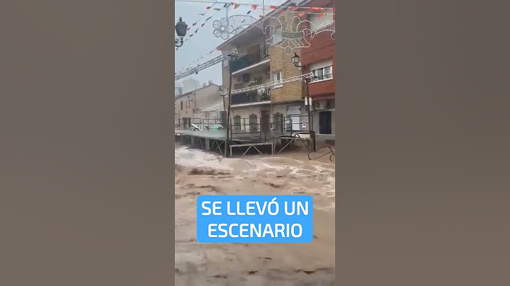 DANA ARRASA CON TODO | Corriente de agua arrastra un escenario completo en Toledo, España