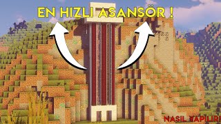 MİNECRAFT ASANSÖR NASIL YAPILIR  ?! (MODSUZ VE KOLAY) 1.20.4