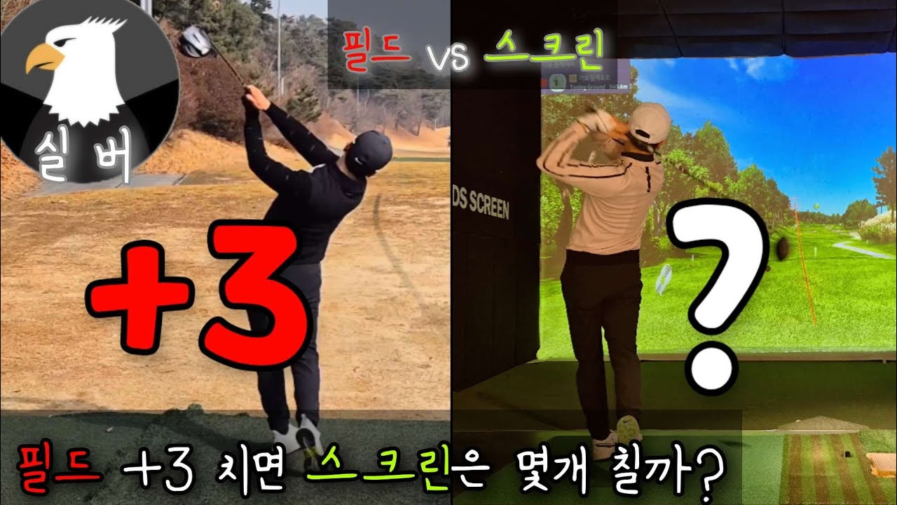 독수리 실버, 필드랑 같은 세팅인데 3타 차이?