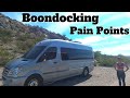 Our Top Pain Points for RV Boondocking | Full Time RV Living