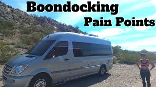Our Top Pain Points for RV Boondocking | Full Time RV Living
