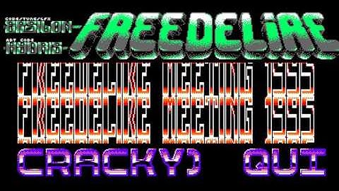 FreeDelire Meeting Intro by Epsilon/PowerSystem (Amstrad CPC demo - 1995)