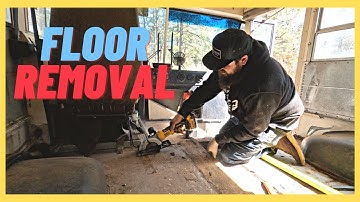 Removing Our Bus Floors | Skoolie Conversion