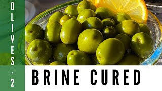 BRINE-CURED GREEN OLIVES: LONG-TERM OLIVE PRESERVATION