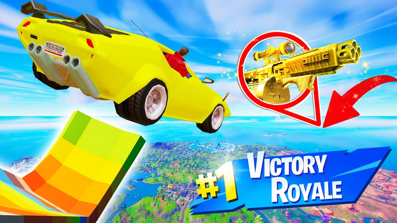 *LACHFLASH* Welches AUTO FLIEGT WEITER? in Fortnite vs @odumanpique