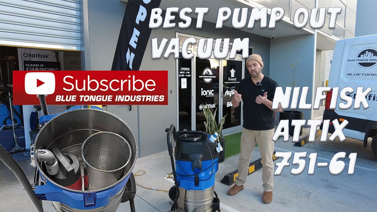 NILFISK ATTIX 751-61 WET PUMP OUT VAC - See More at Ionic Systems Australia  - YouTube