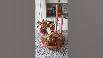 Fall floral arrangement using @traderjoes Flowers 🍂  #falldecor #shorts #floral