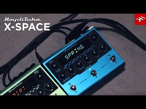 AmpliTube X-SPACE reverb pedal - part of the new AmpliTube X-GEAR guitar pedals lineup