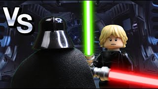 Brickfilm Luke VS Darth Vader in lego Star Wars (Episode VI - Stop motion)