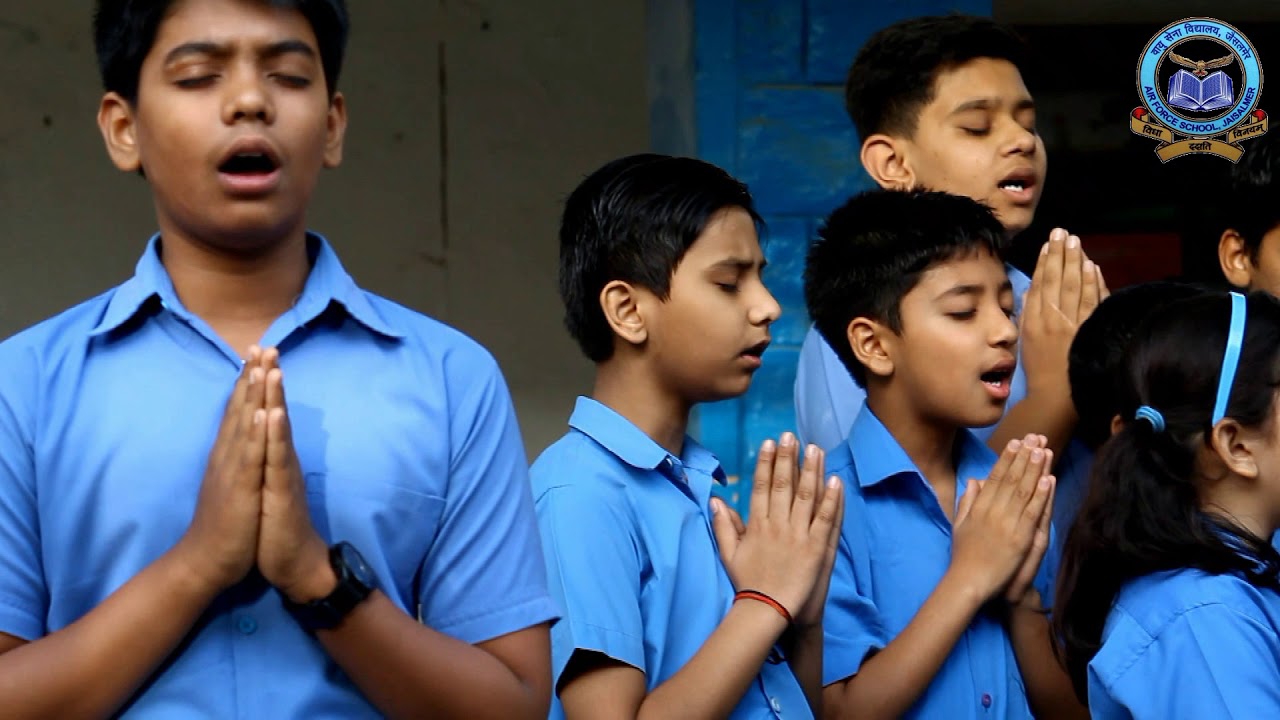 Air Force School - Jaisalmer -   Assembly -  HD