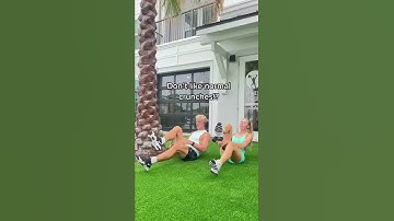 If you hate crunches or want to try a fun new ab exercise 😉