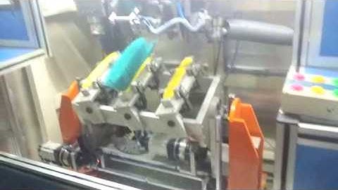 MEIXIN CNC 5 axis 2 drilling and 1 tufting broom machine